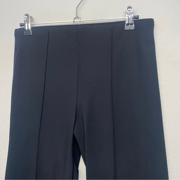 Athleta Black Crop Flare Mercurial High Waisted Pants XS Stretch Wide Leg - Picture 6 of 12